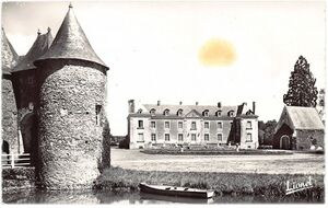 Carte postale ancienne du château.