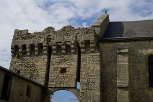 Photographie des vestiges du château-fort.