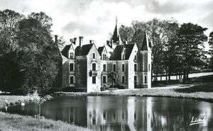 Carte postale ancienne du château.