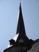Clocher tors de l'église