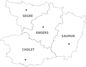 Carte des arrondissements.
