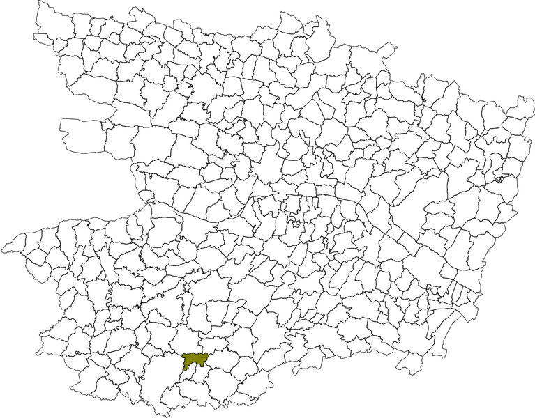 Fichier:Carte situation commune nuaille.png