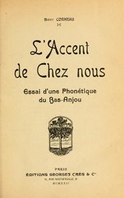 Couverture de L'accent de chez nous.