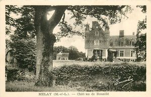 Carte postale du château de Bouzillé.