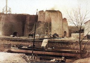 Photographie des fours à chaux.