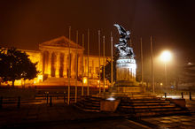 Photographie du palais de justice à Angers.