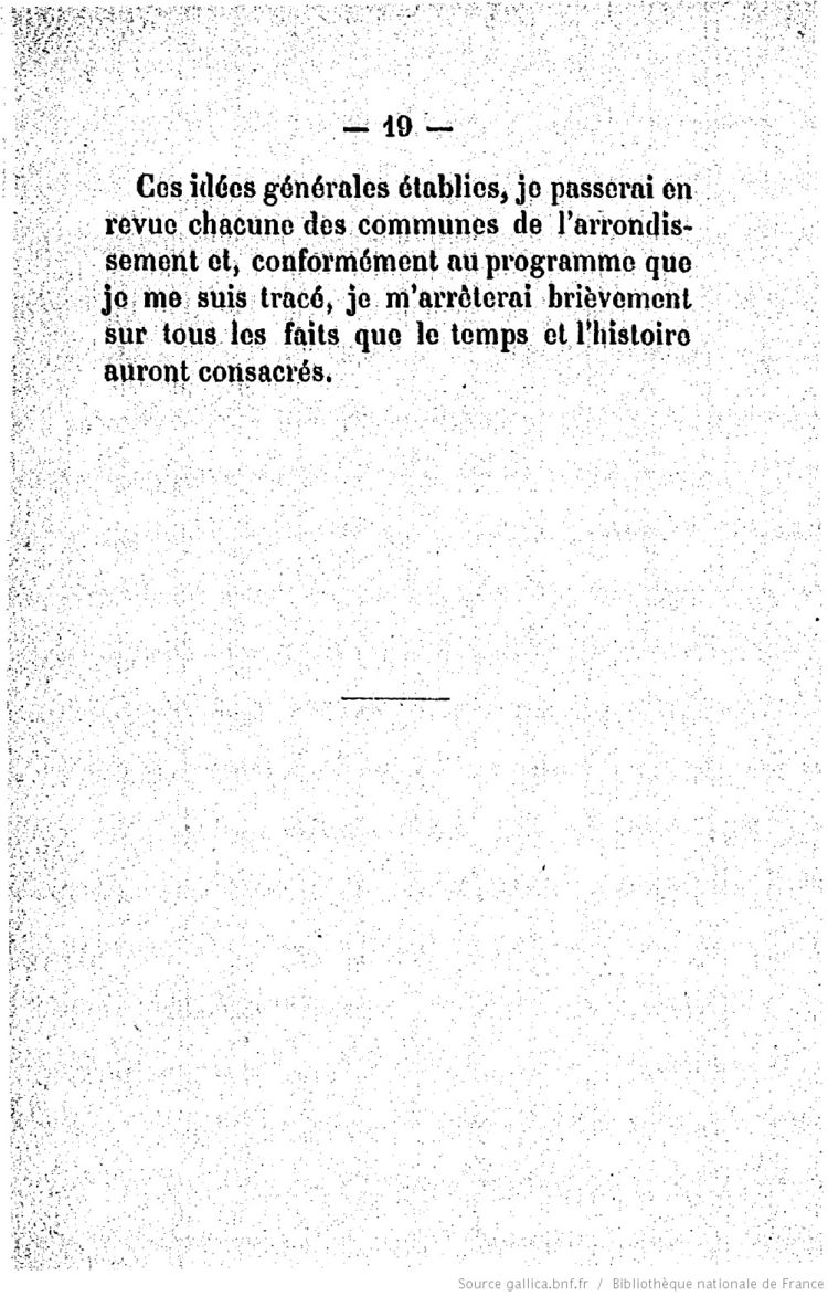 Page 19 de Notice sur la ville de Segré de E. Milon.