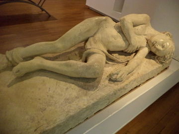 Photographie de la sculpture de Joseph Bara (1839).