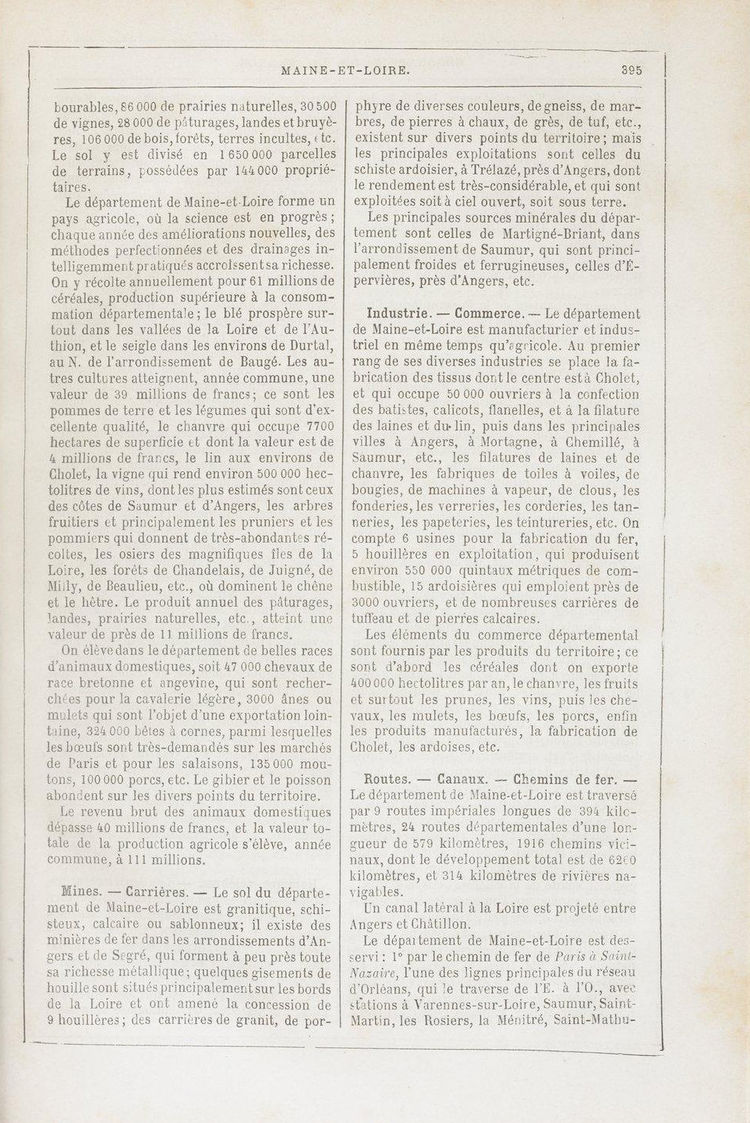Page 395 de la géographie de Jules Verne