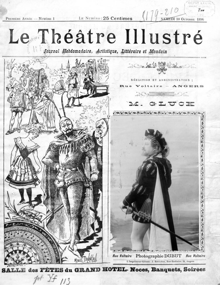 Première de couverture du Théâtre illustré du 10 octobre 1896.