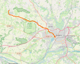 Carte du cours du Brionneau.