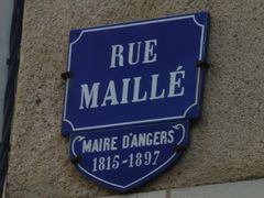 Rue Maillé à Angers.
