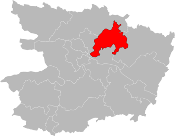 Carte de situation du canton