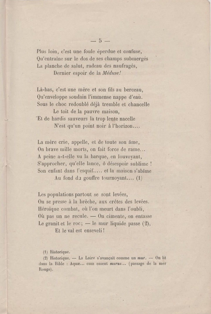 Inondation des ardoisières d'Angers en 1856 par Julien Daillière.