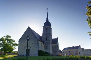 Photographie de l'église Saint-Maurice de Louerre.