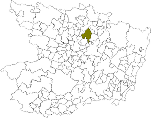 Situation dans le département
