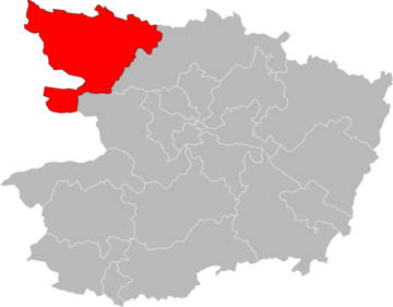 Carte de situation du canton