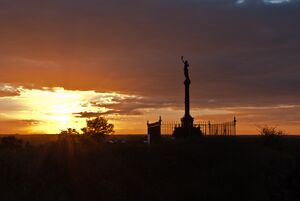 Photographie du monument républicain.