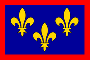 Drapeau de l'ancienne province d'Anjou.