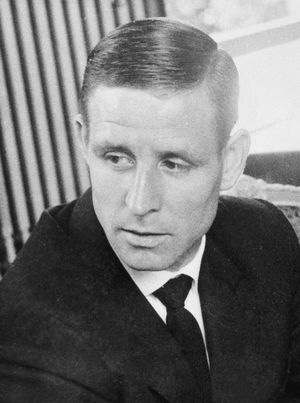 Photographie de Raymond Kopa en 1963.