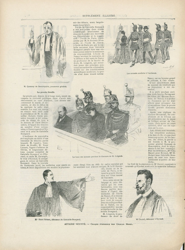 Page 2 du Supplément illustré du Journal de Cholet du 4 janvier 1891.