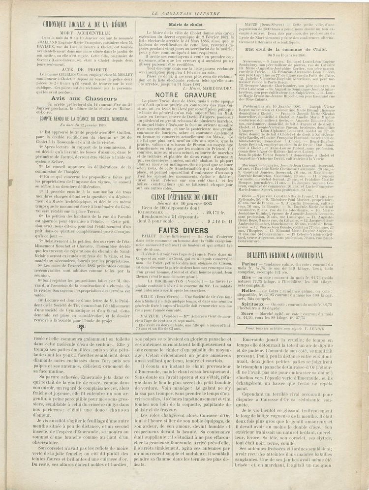 Page 3 du périodique Le Choletais.
