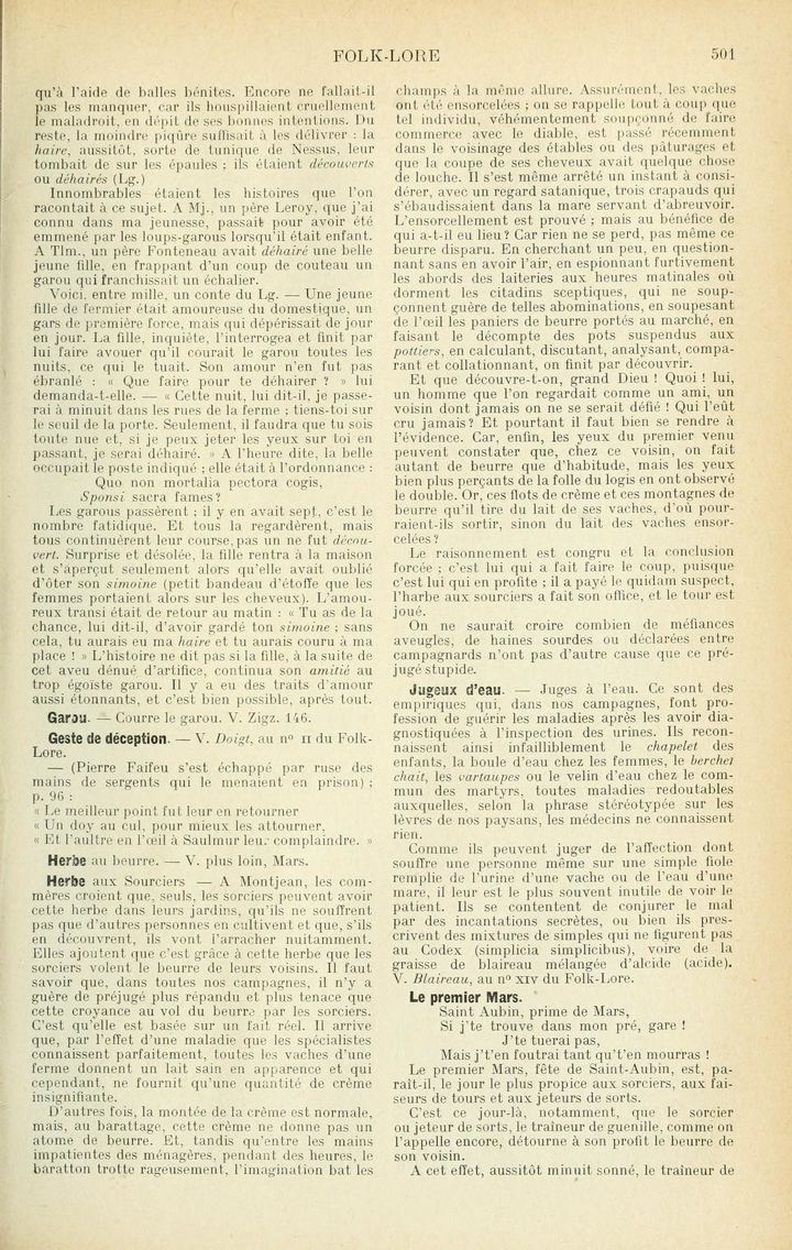 Page 501 du tome second du glossaire.