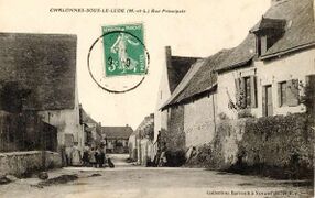 Chalonnessouslelude rue principale cp1.jpg