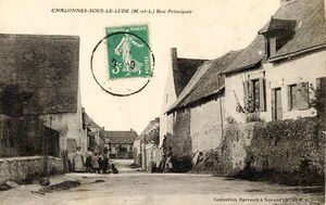 Carte postale ancienne du bourg.