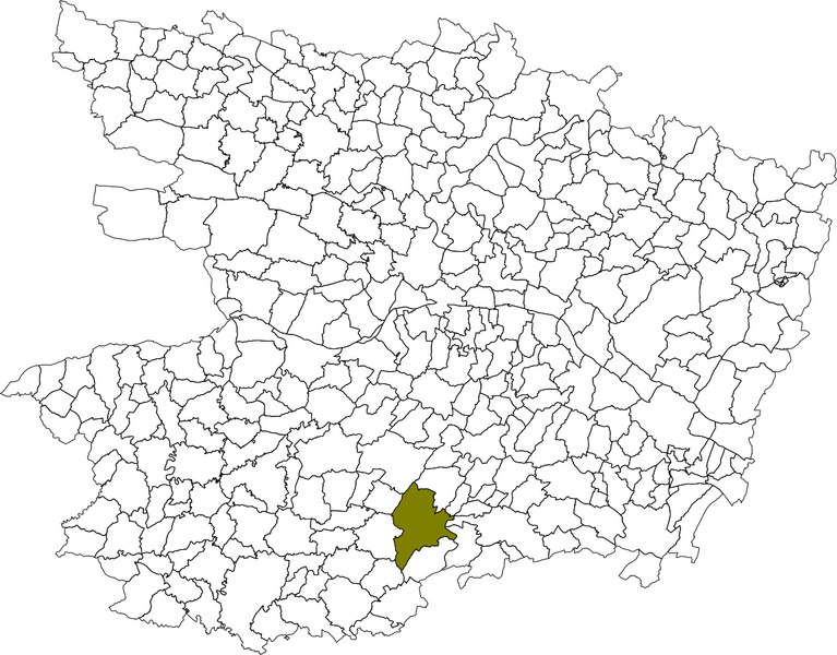 Fichier:Carte situation commune vihiers.png