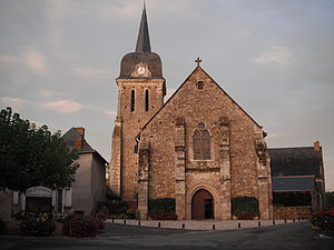 Photographie de l'église Notre-Dame de Brissarthe.