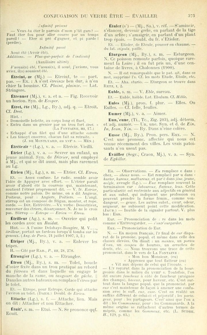 Page 373 du 1er volume du glossaire.