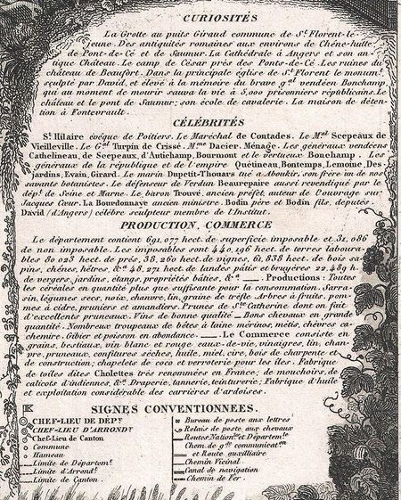 Détail de la carte de 1852 de Victor Levasseur (Curiosités...).