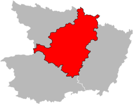 Carte de l'arrondissement en 2018.