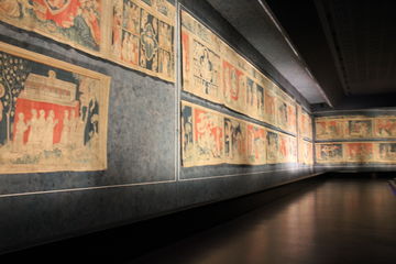 Photographie de la tapisserie.
