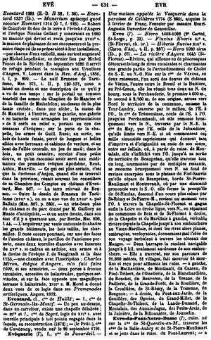 Dictionnaire Célestin Port de 1876, page 131.