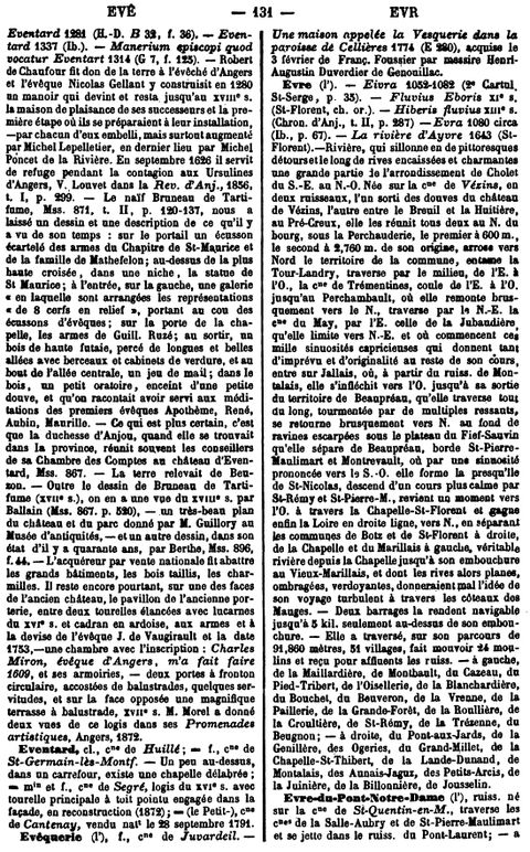 Dictionnaire Célestin Port de 1876, page 131.