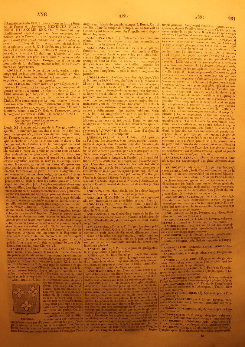 Page 261 du dictionnaire La Châtre.