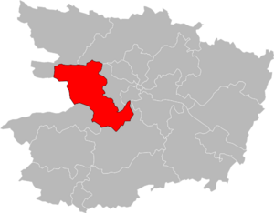 Carte de situation du canton.