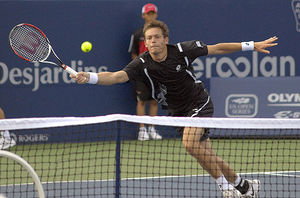 Photographie de Nicolas Mahut.