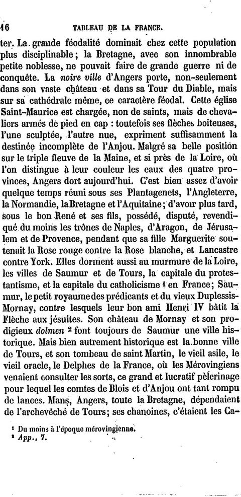 Page 16 du Tableau de la France de Michelet.