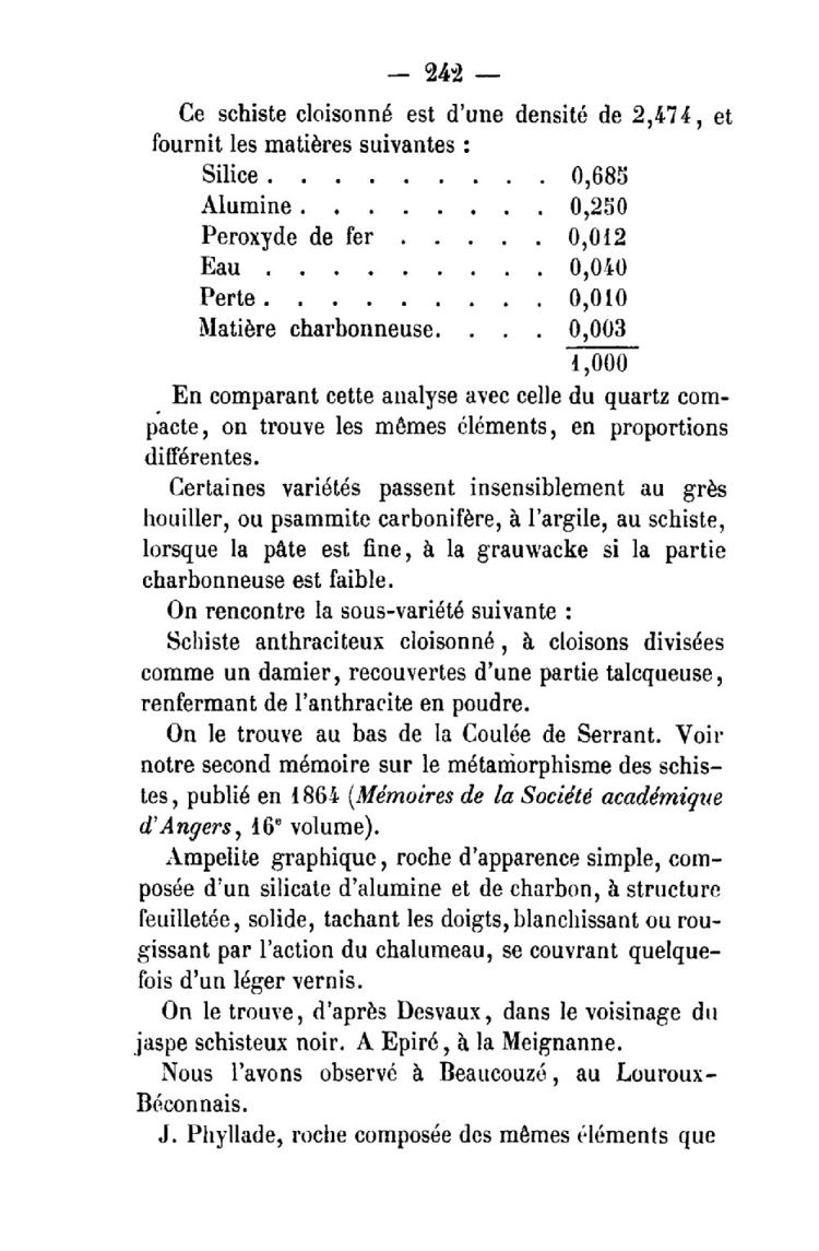 Page 242 du 18e volume des Mémoires de la Société académique.