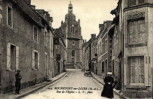 Photographie de la rue de l'église.