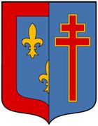 Blason de Maine-et-Loire (forme 1).