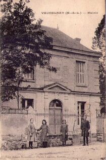 Carte postale de la mairie.