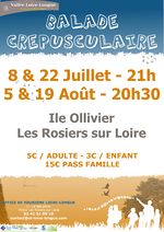 Balades crépusculaires 2015 aux Rosiers-sur-Loire.