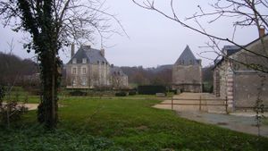 Photographie du château de Noizé.