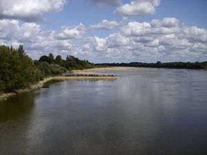 Photographie de la Loire à Béhuard.