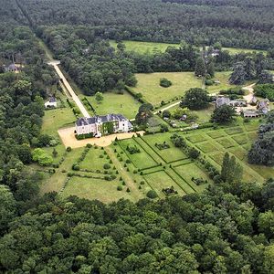 Photographie aérienne du château.