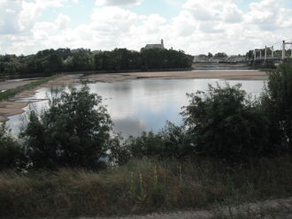 Photographie de la Loire à Montjean.